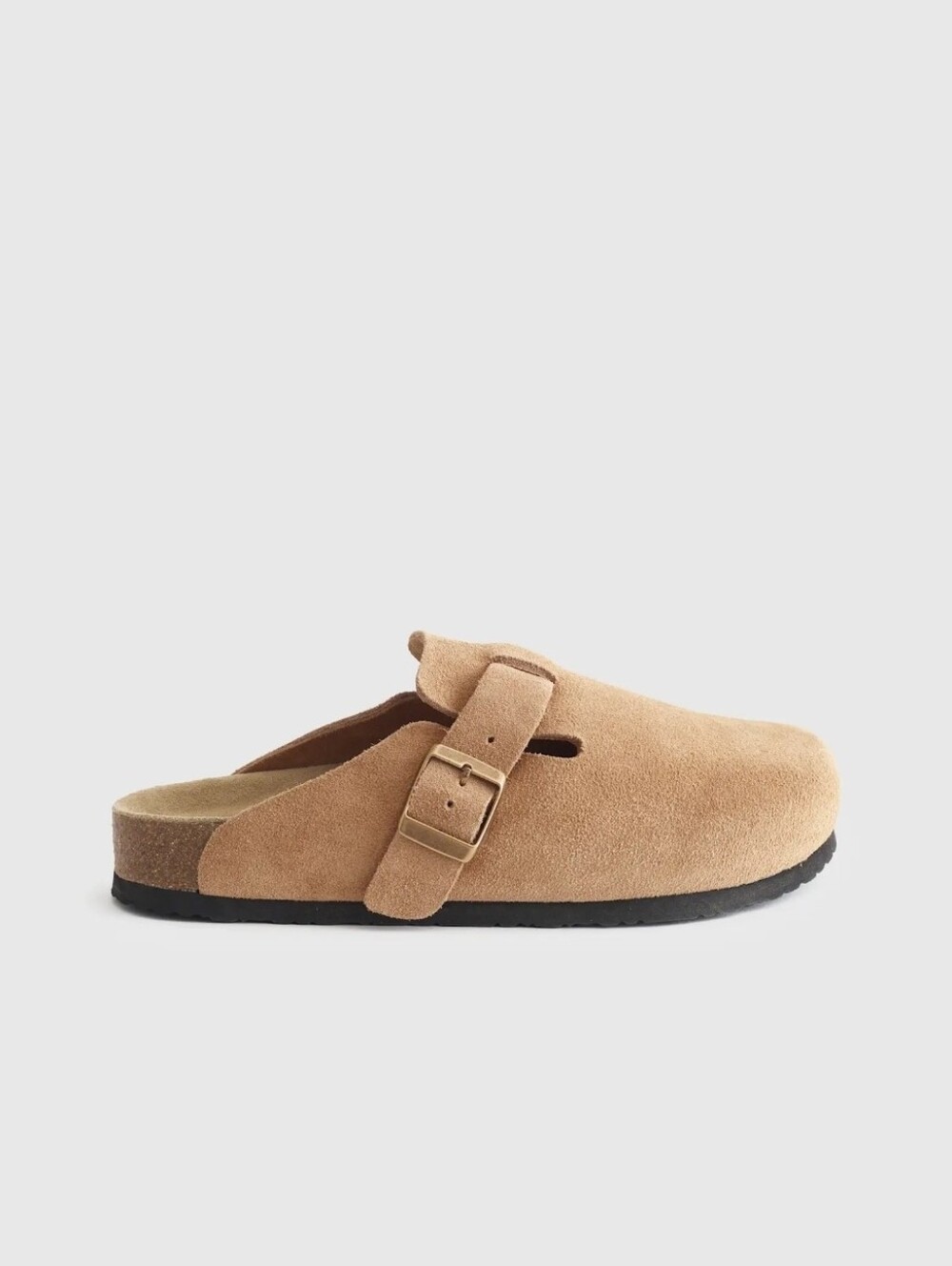 Quince Suede Clogs In Pecan